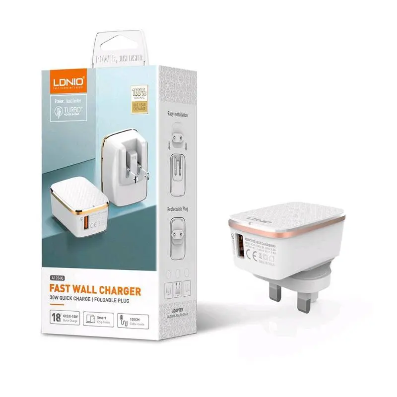 CARGADOR TIPO C COMPLETO LDNIO A322